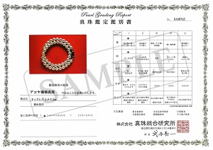 鑑定書付き